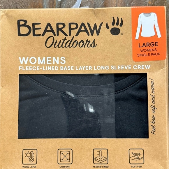 BearPaw Tops - BearPaw Outdoors FLEECE-LINED BASE LAYER LONG SLEEVE NIB